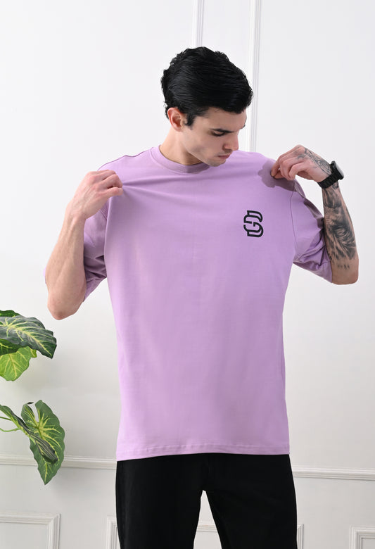 GrowSomeBalls LOGO Lavender Oversized Tshirts