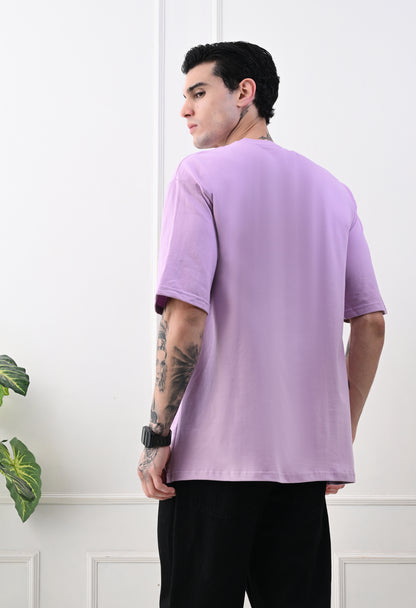 GrowSomeBalls LOGO Lavender Oversized Tshirts