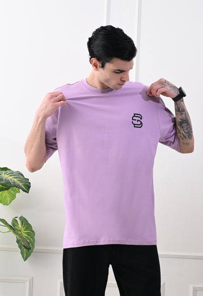 GrowSomeBalls LOGO Lavender Oversized Tshirts