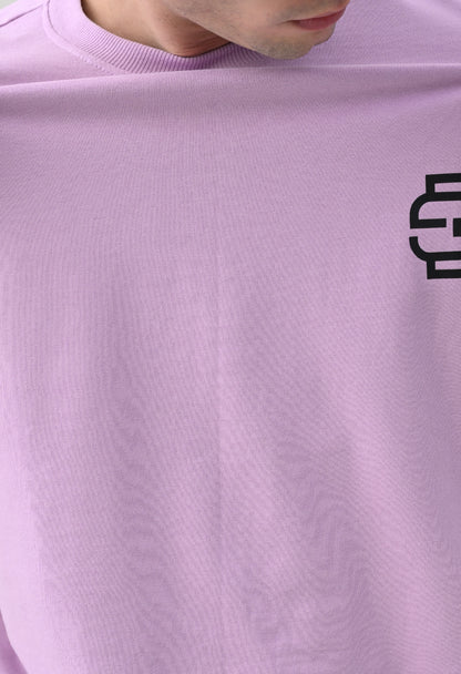 GrowSomeBalls LOGO Lavender Oversized Tshirts