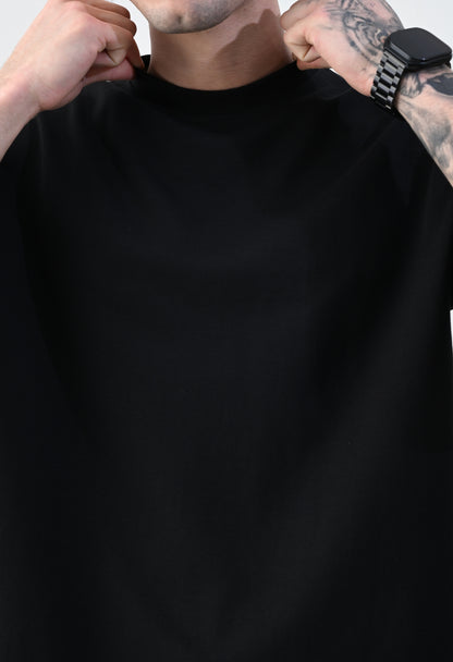 Eternity Printed Black Oversized T-Shirt By GrowSomeBalls
