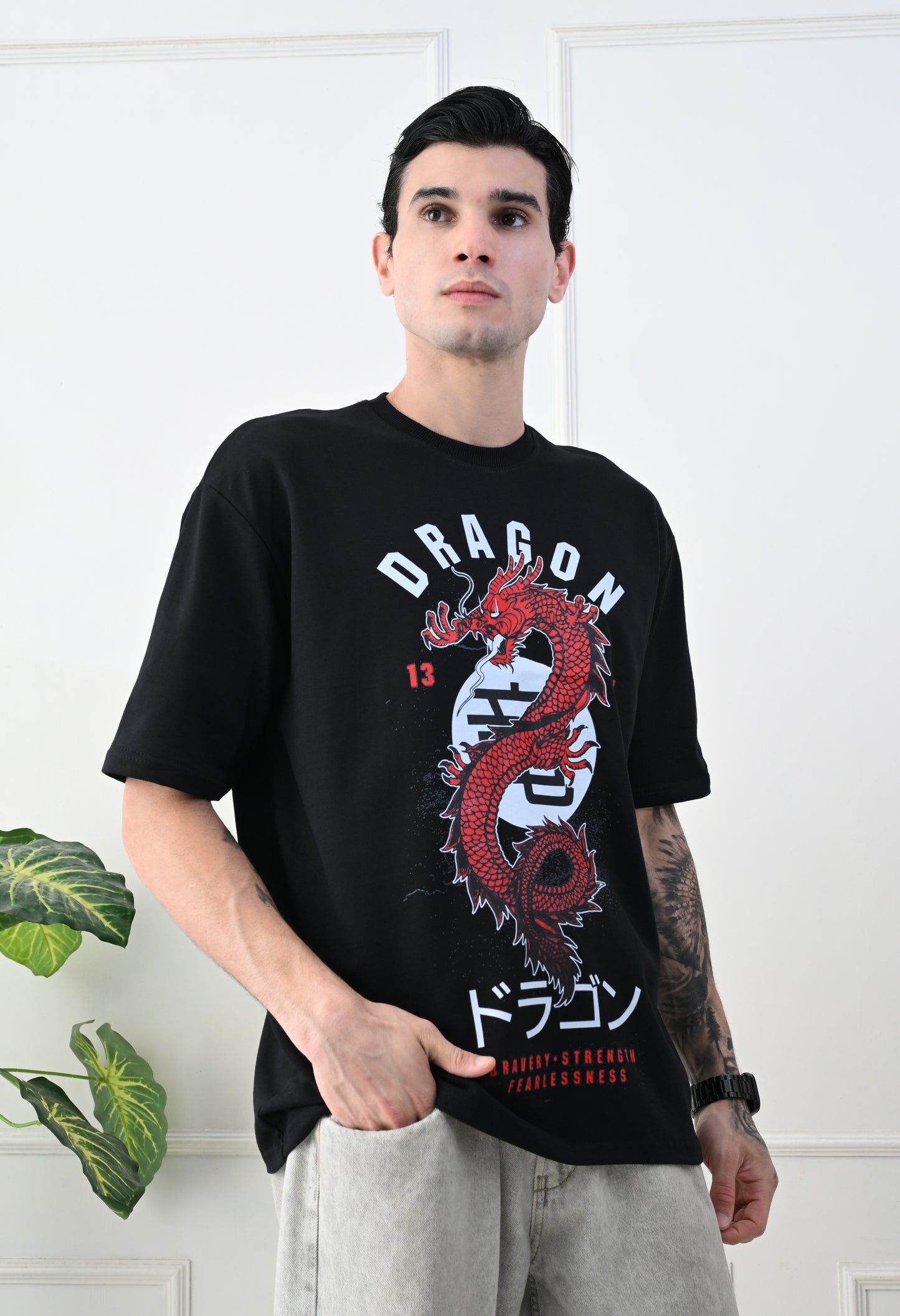 Black Dragon Oversized Tshirt