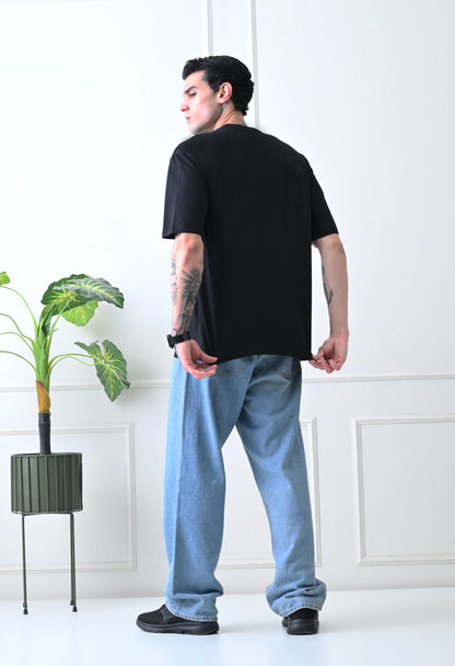Minimal Street Black Oversized Tee – GrowSomeBalls
