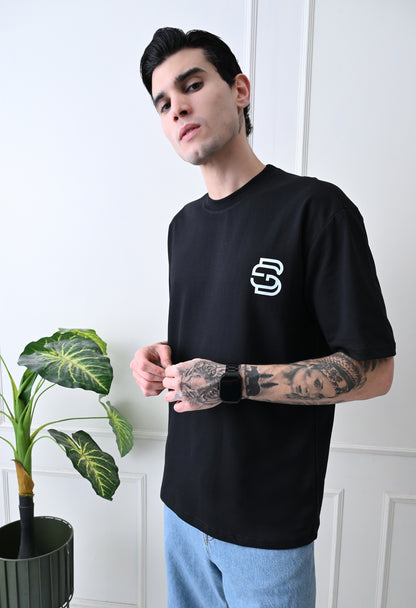 Minimal Street Black Oversized Tee – GrowSomeBalls