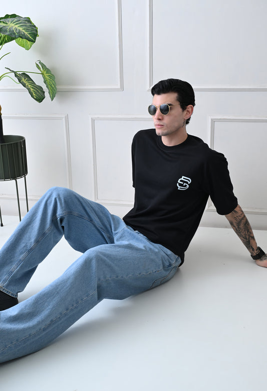Minimal Street Black Oversized Tee – GrowSomeBalls