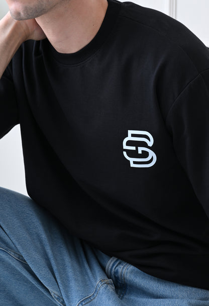 Minimal Street Black Oversized Tee – GrowSomeBalls