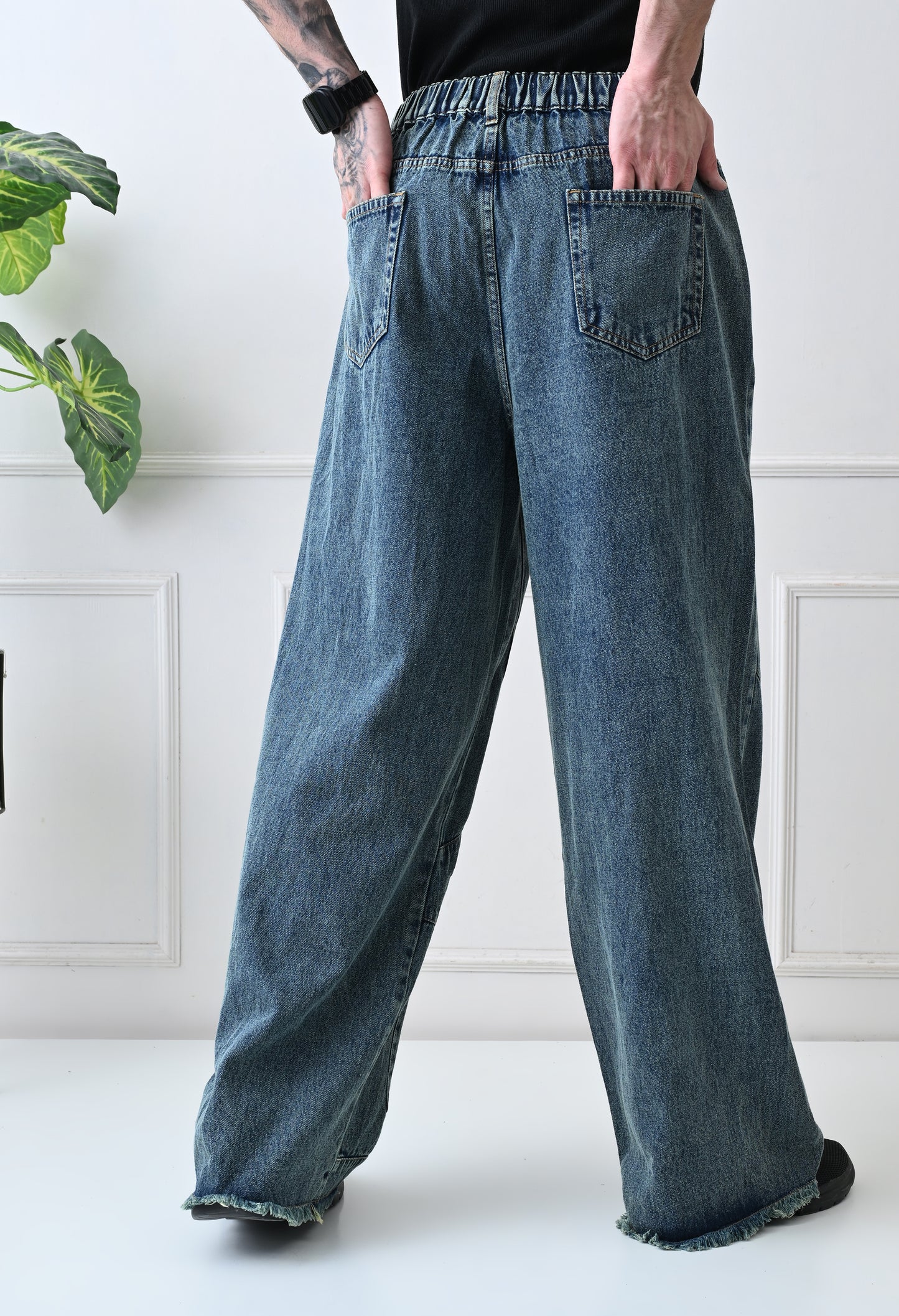 Architect Cut Wide Denim