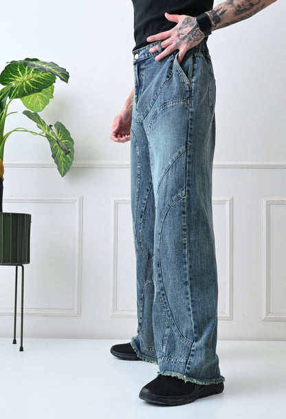 Architect Cut Wide Denim