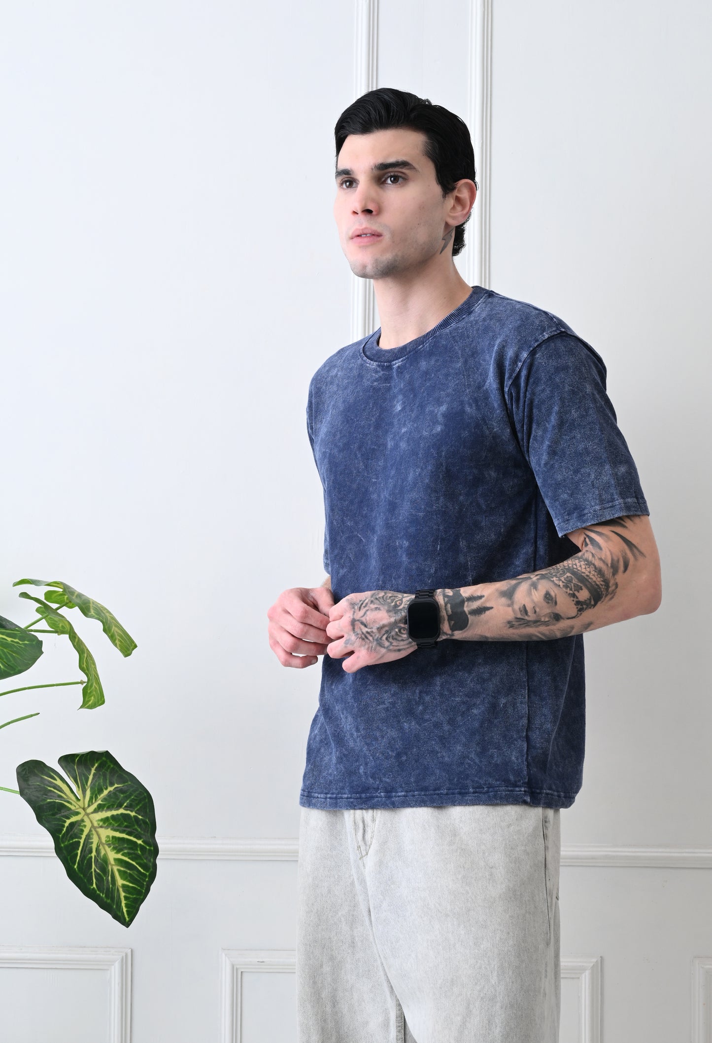 Forest Acid-Wash Oversized Tshirts