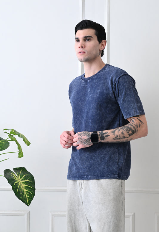 Forest Acid-Wash Oversized Tshirts
