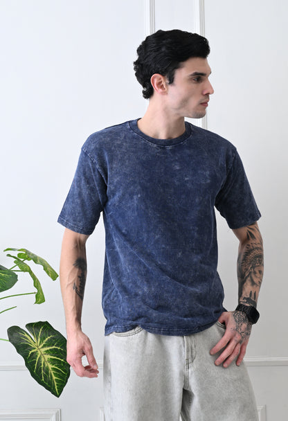 Forest Acid-Wash Oversized Tshirts