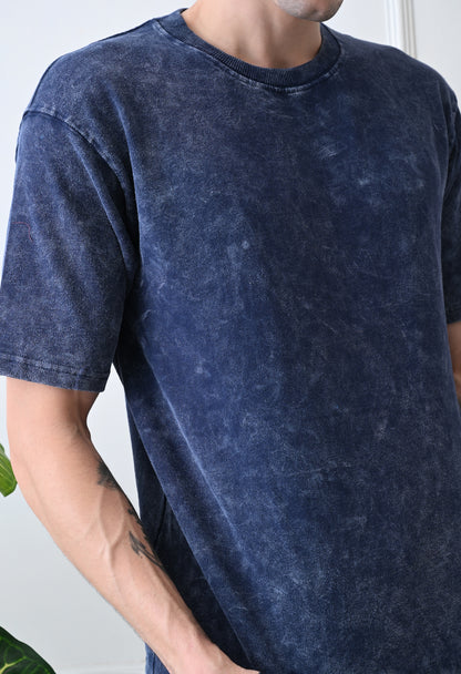 Blue Forest Acid Wash Tshirt By GrowSomeBalls