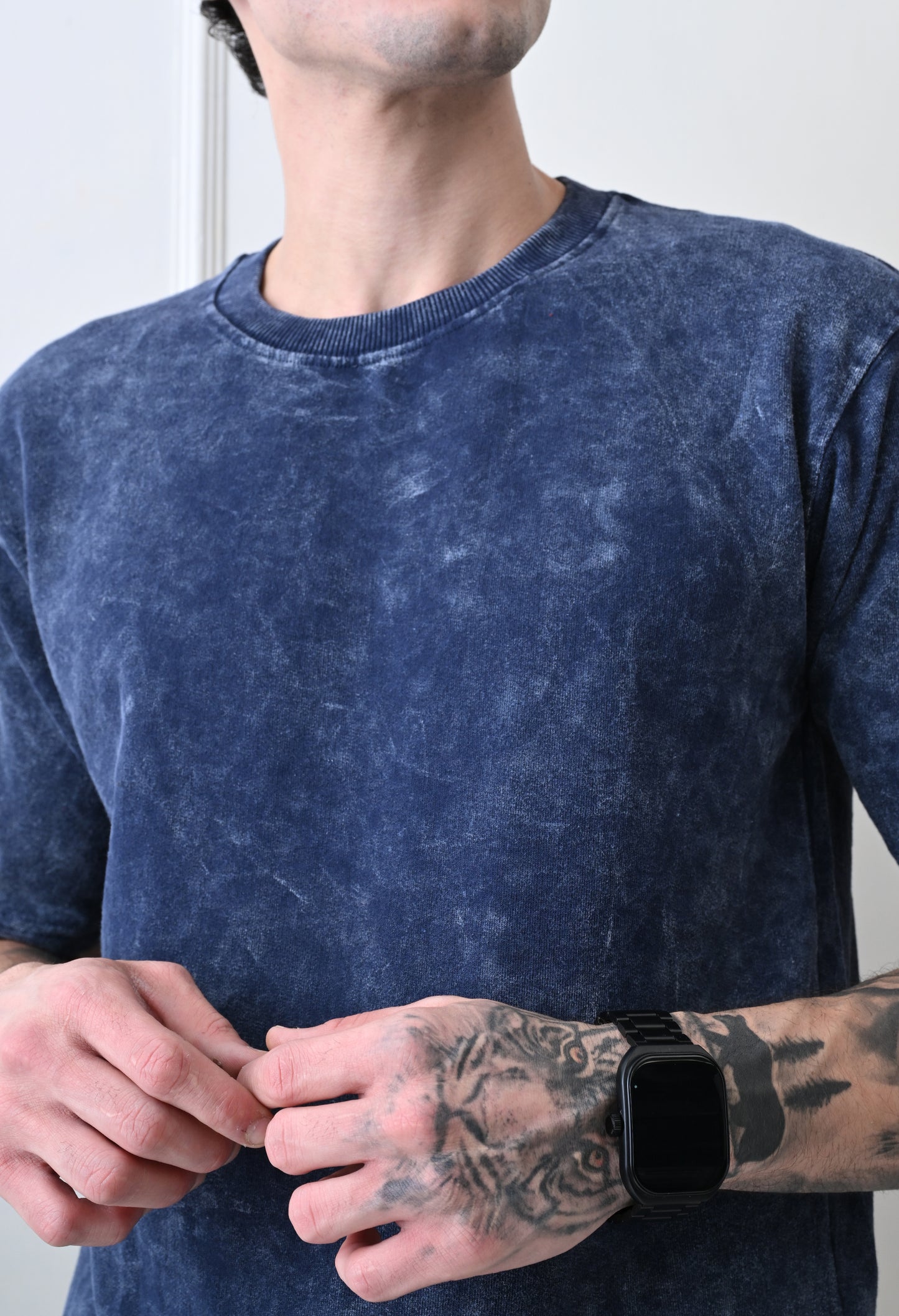 Blue Forest Acid Wash Tshirt By GrowSomeBalls
