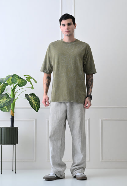 LightGreen AcidWash Tshirts By GrowSomeBalls