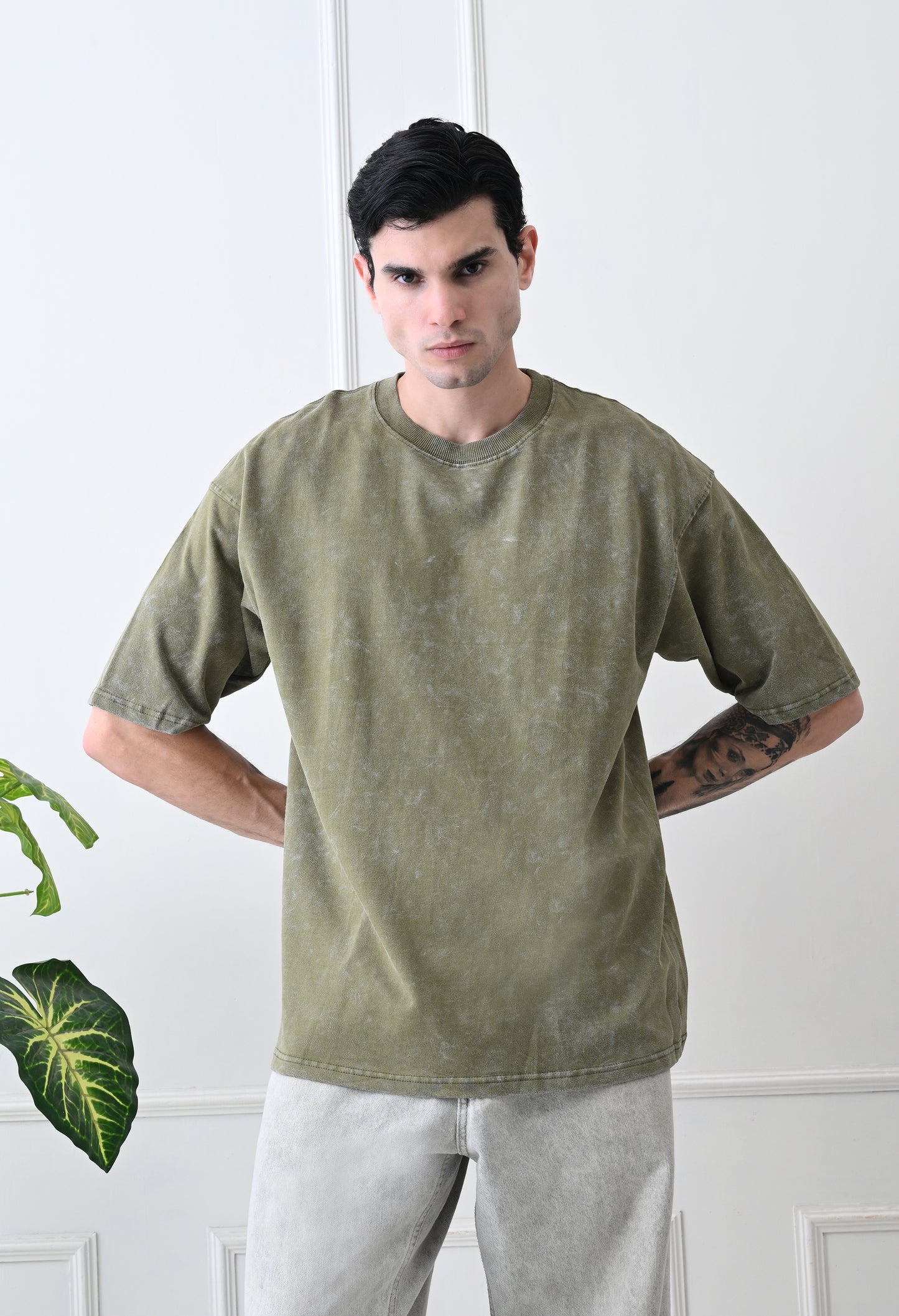 LightGreen AcidWash Tshirts By GrowSomeBalls