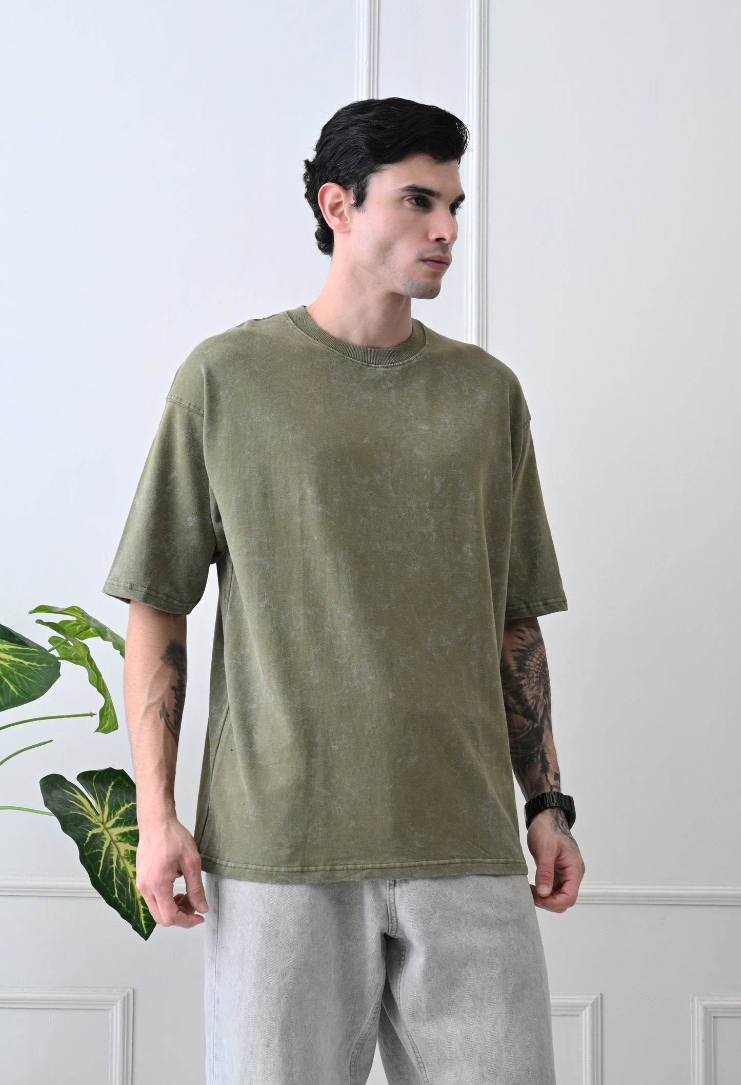 LightGreen AcidWash Tshirts By GrowSomeBalls