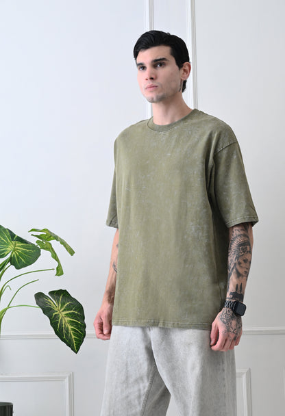 LightGreen AcidWash Tshirts By GrowSomeBalls