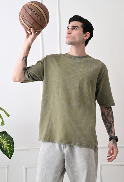 LightGreen AcidWash Tshirts By GrowSomeBalls