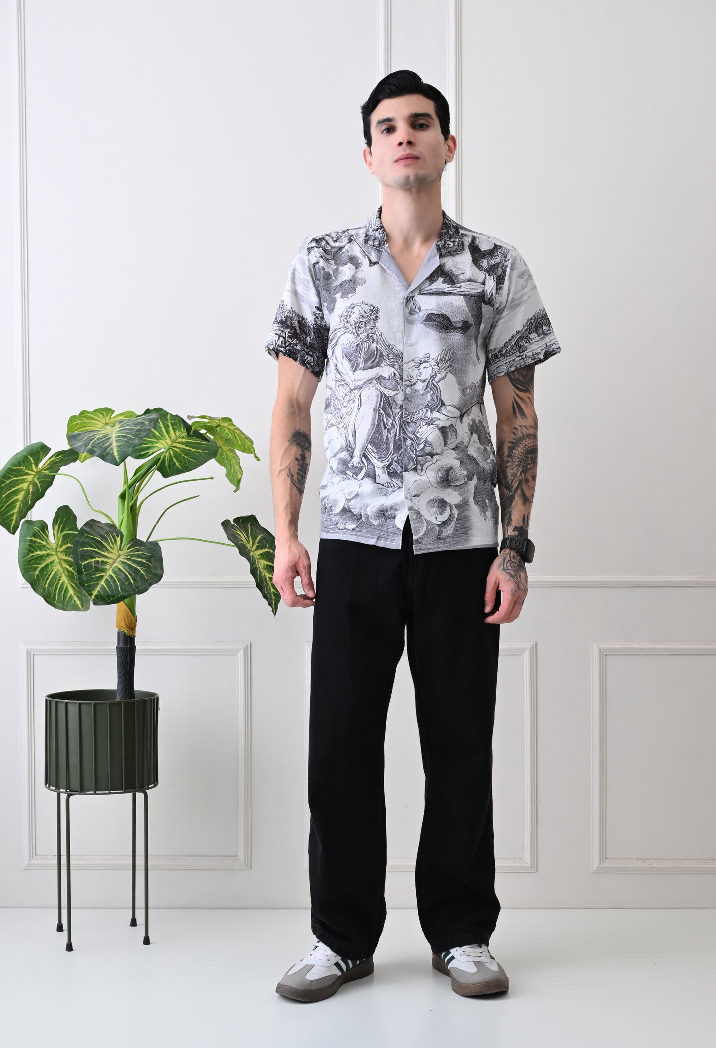 Abstract Noir Resort Shirt