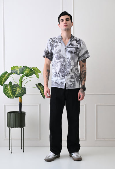 Abstract Noir Resort Shirt