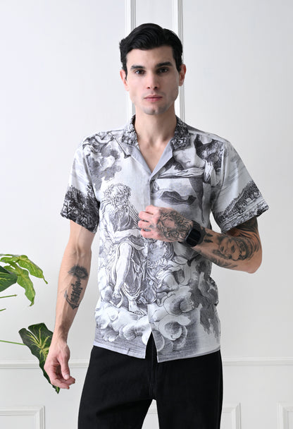 Abstract Noir Resort Shirt