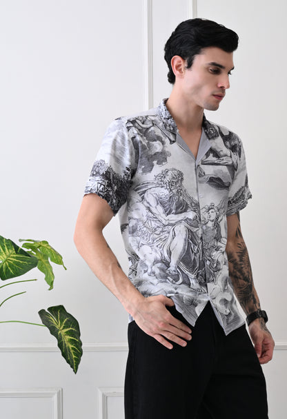 Abstract Noir Resort Shirt