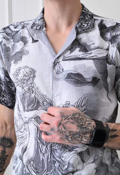 Abstract Noir Resort Shirt