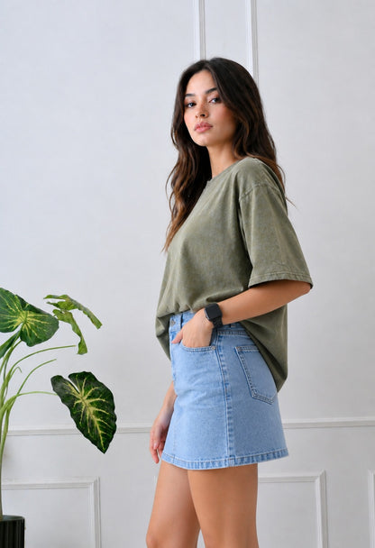 Forest Acidwash Oversized Tshirt