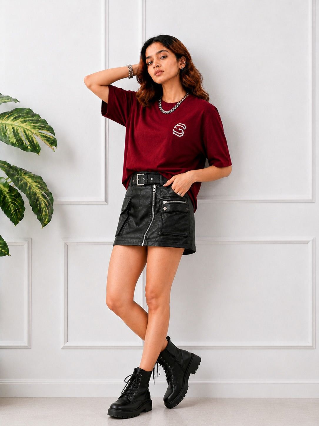 Cherry Wine Oversized Tshirt
