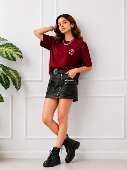 Cherry Wine Oversized Tshirt