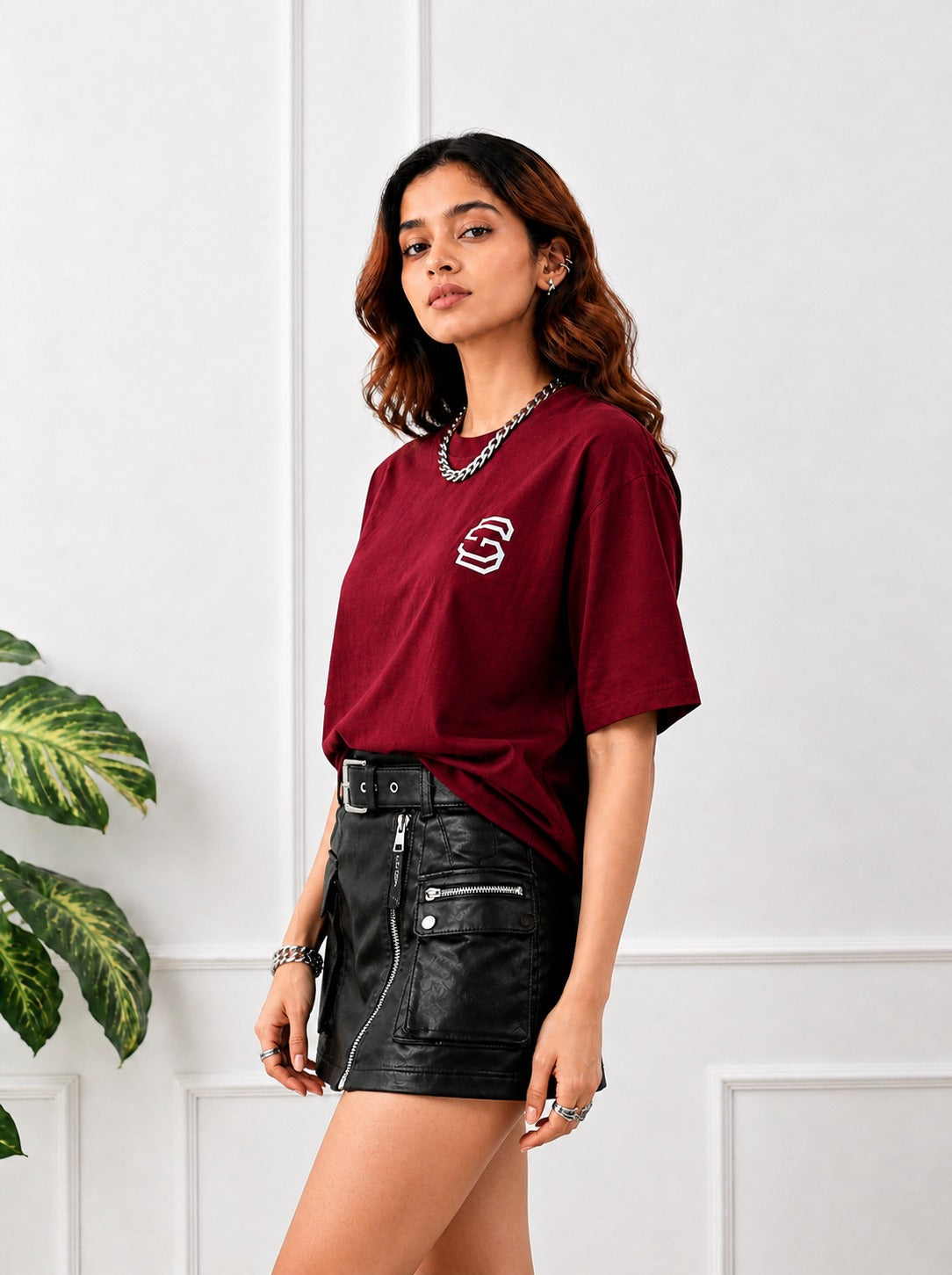Cherry Wine Oversized Tshirt