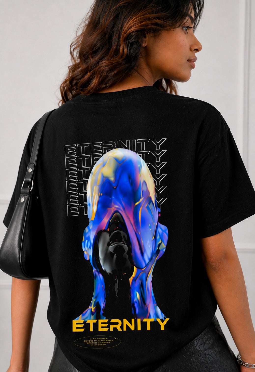 Black Eternity Oversized Tshirt